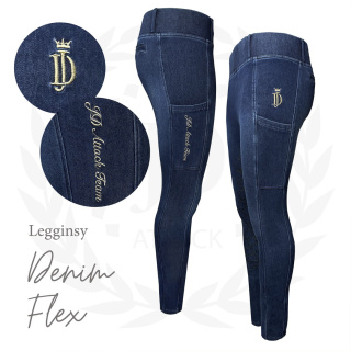 Legginsy jeździeckie Denim Flex JD Attack