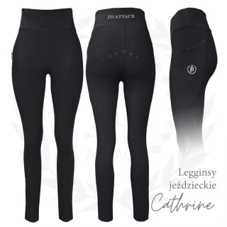 Legginsy jeździeckie z silikonem Cathrine JD Attack