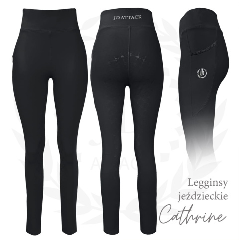 Legginsy jeździeckie z silikonem JD Attack Cathrine