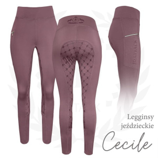 Legginsy jeździeckie z pełnym lejem Cecile JD Attack