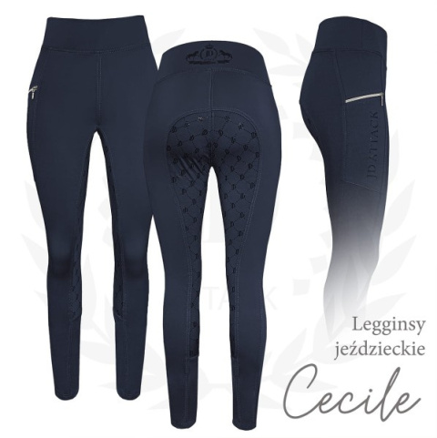 Legginsy jeździeckie z pełnym lejem JD Attack Cecile