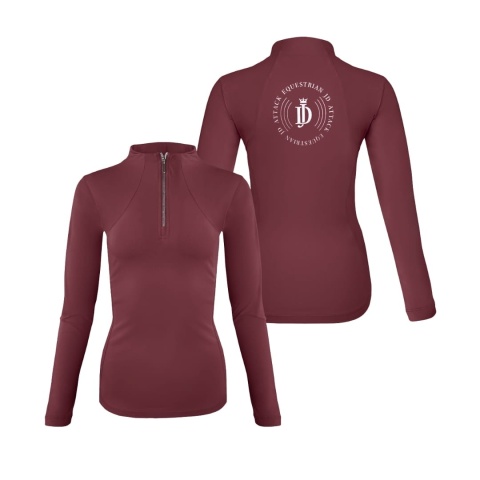 Bluzka techniczna JD Attack Cathrine Burgundy