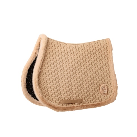 Czaprak skokowy z szutcznym futerkiem Kentucky "Plaited Quilt"