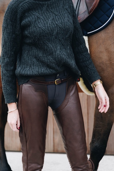 Czapsy Dy'on Leather Long Chaps