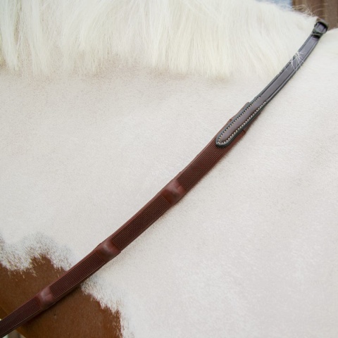 Gumowe wodze 1/2 Dy'on z 7 zintegrowanymi stoperami