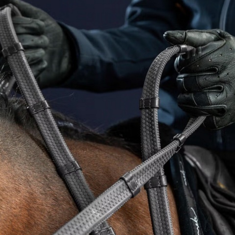 Gumowe wodze Dy'on 1/2" z 7 stoperami D Collection