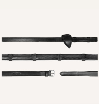 Gumowe wodze Dy'on 1/2" z 7 stoperami New English