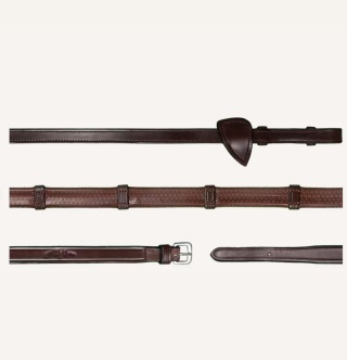 Gumowe wodze Dy'on 1/2" z 7 stoperami New English