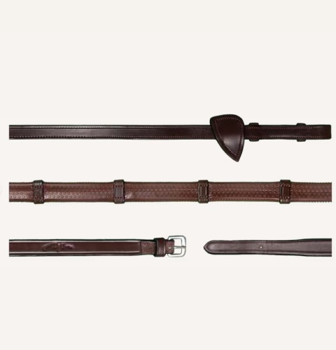 Gumowe wodze Dy'on 1/2" z 7 stoperami New English