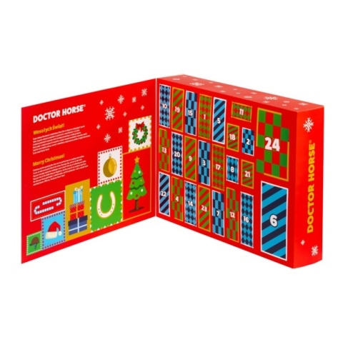 Kalendarz adwentowy Doctor Horse Renifer 2025 - czerwony