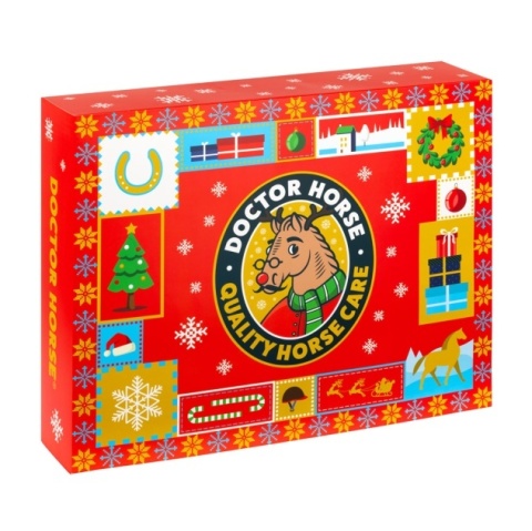 Kalendarz adwentowy Doctor Horse Renifer 2025 - czerwony