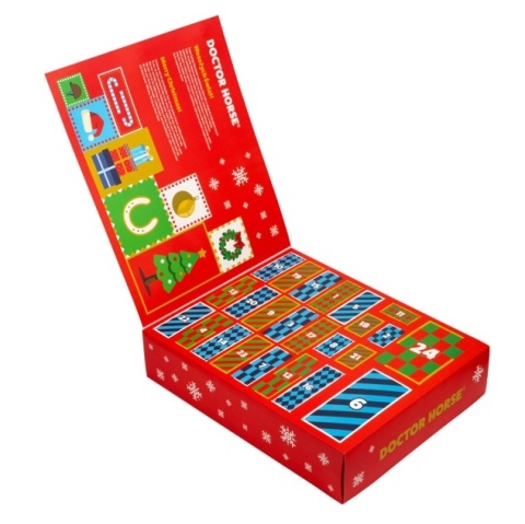 Kalendarz adwentowy Doctor Horse Renifer 2025 - czerwony