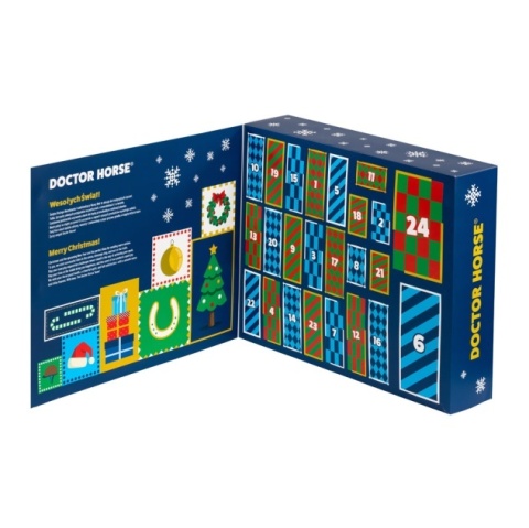 Kalendarz adwentowy Doctor Horse Renifer 2025 - granatowy