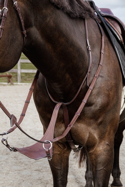 Miękki wytok Dy'on Soft Leather BIB Martingale New English