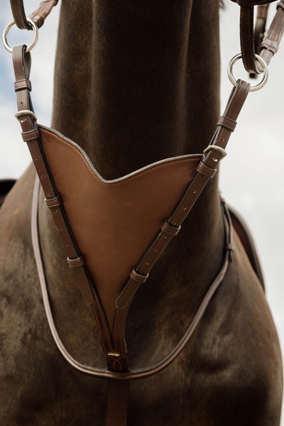 Miękki wytok Dy'on Soft Leather BIB Martingale New English