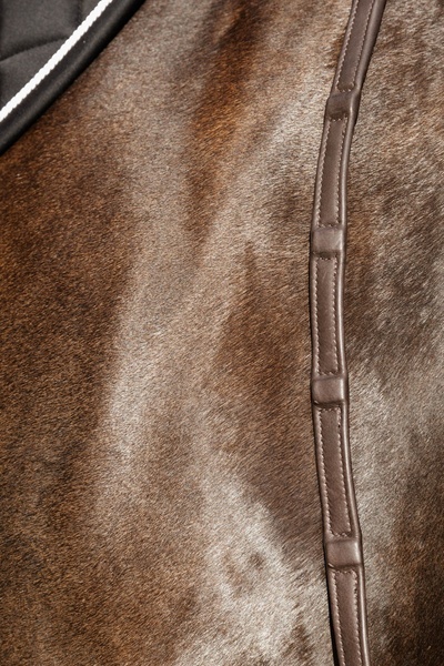 Miękkie skórzane wodze 1/2" Dy'on Working z 8 zintegrowanymi stoperami