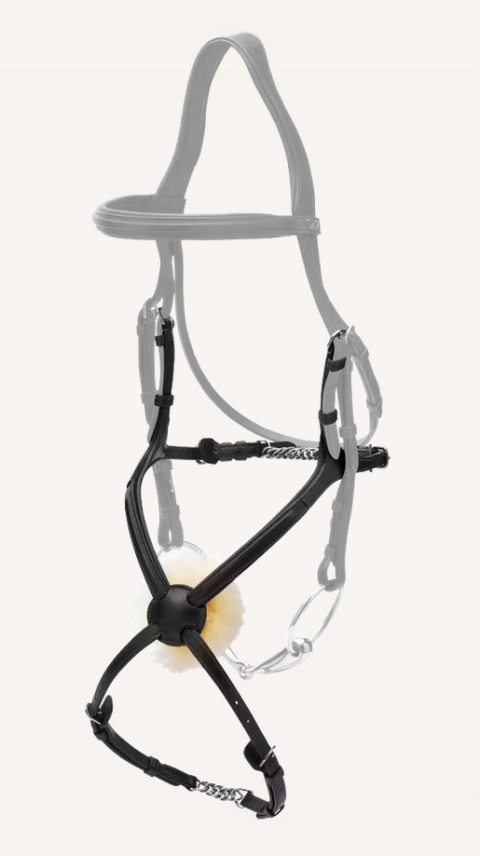 Nachrapnik Dy'on New English - w kształcie 8 z łańcuszkiem