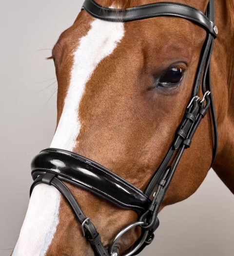 Ogłowie anatomiczne Dy'on Patent Large Crank Noseband