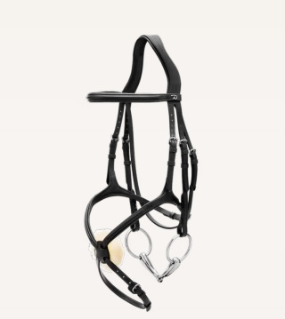 Ogłowie Dy'on z nachrapnikiem meksykańskim New English