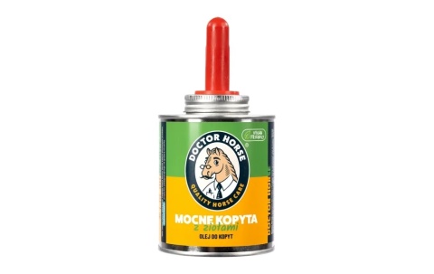Olej do kopyt Doctor Horse Mocne Kopyta z ziołami 450 ml