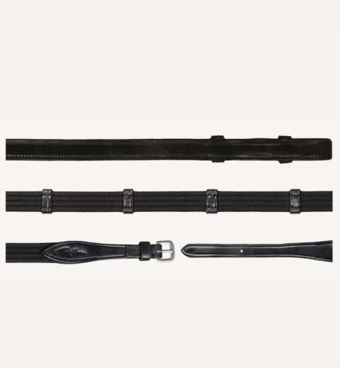 Parciane wodze 5/8 Dy'on Dressage z 9 stoperami