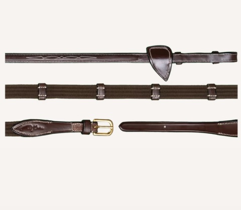 Parciane wodze Dy'on 5/8" z 9 stoperami D Collection