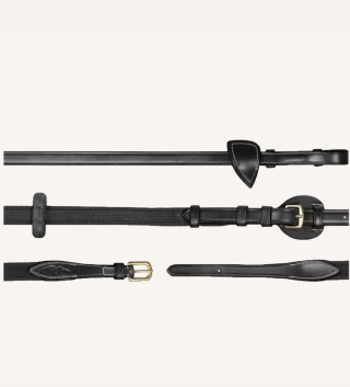 Skórzane regulowane wodze Dy'on 5/8" D Collection