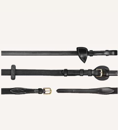 Skórzane regulowane wodze Dy'on 5/8" D Collection