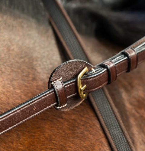 Skórzane regulowane wodze Dy'on 5/8" D Collection