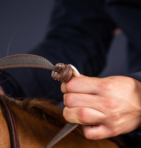 Skórzane wodze 5/8" Dy'on New English - regulowane