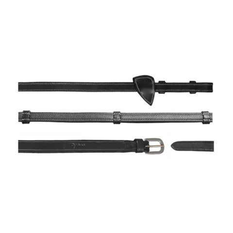 Skórzane wodze Dy'on 1/2" z 4 stoperami Working