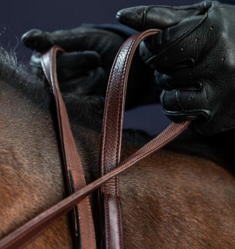 Skórzano-gumowe wodze 5/8" Dy'on Hunter