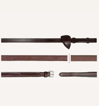 Skórzano-gumowe wodze Dy'on 1/2 Hunter New English