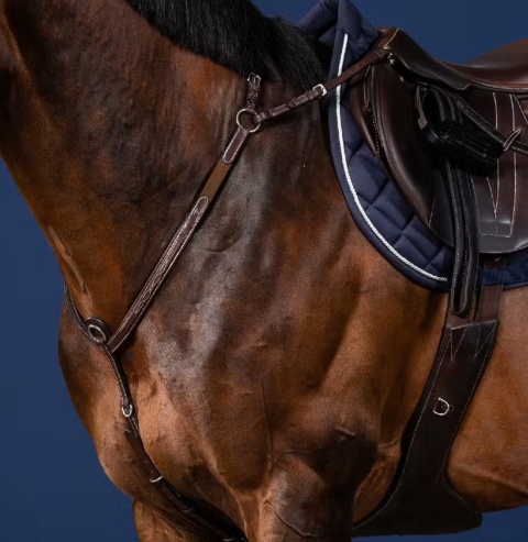 Skórzany napierśnik Dy'on Bridge Breastplate US Jumping