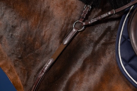 Skórzany napierśnik Dy'on Bridge Breastplate US Jumping