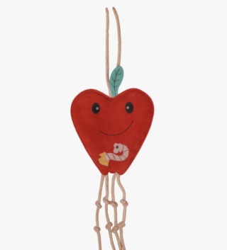 Zabawka zamszowa dla konia QHP - Jabłko