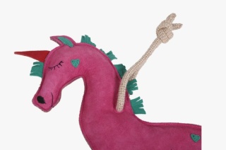 Zabawka zamszowa dla konia QHP - Jednorożec