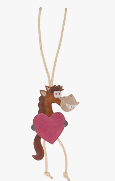 Zabawka zamszowa Walentynkowa dla konia QHP - Konik