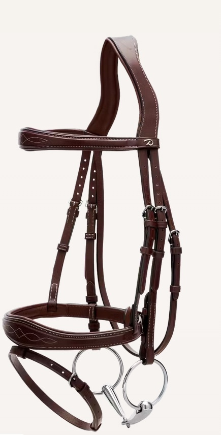 Anatomiczne ogłowie Dy'on z nachrapnikiem angielskim US Jumping