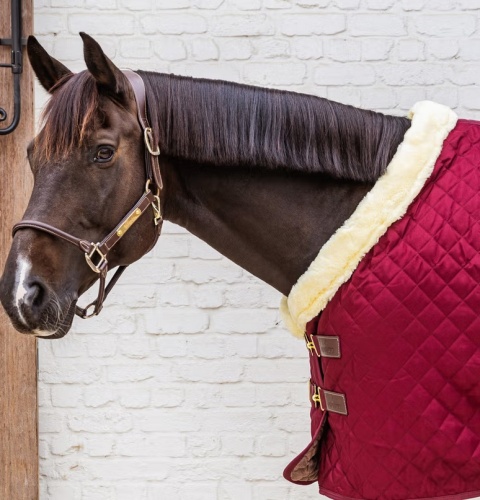 Derka pokazowa/stajenna Kentucky 160 g - z naturalnym futrem