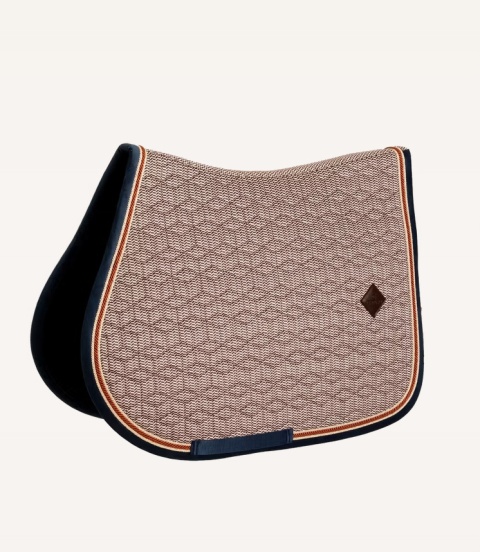 Czaprak skokowy Kentucky Pied de Poule - beżowo-granatowy