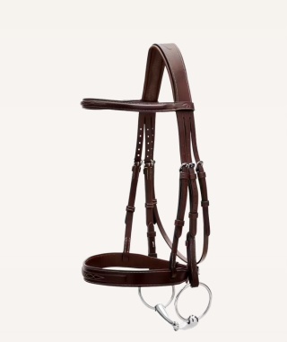 Ogłowie Dy'on Cavesson z szerokim nachrapnikiem angielskim US Hunter