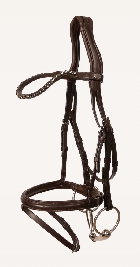 Ogłowie Dy'on Medium Flash Soft Leather New English