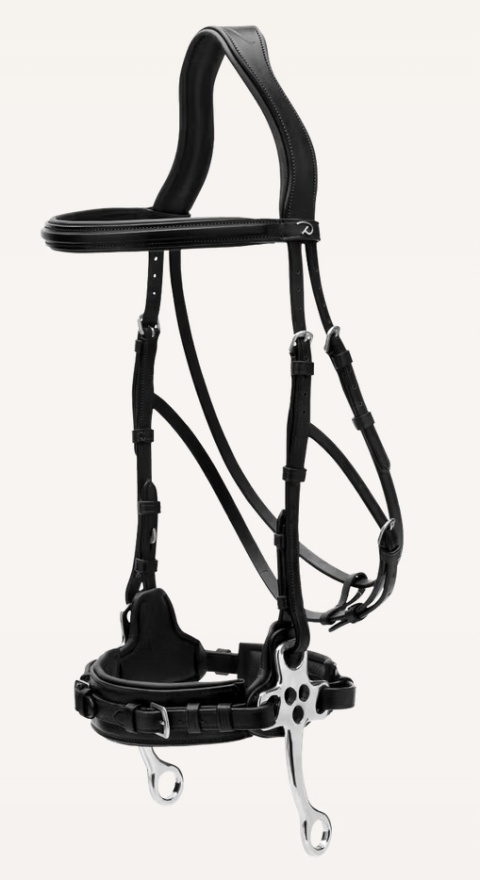 Ogłowie Dy'on do hackamore New English