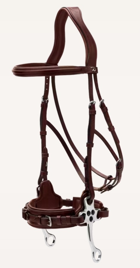 Ogłowie Dy'on do hackamore New English