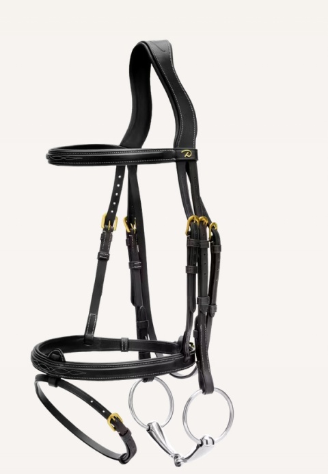 Ogłowie Dy'on z nachrapnikiem angielskim Flash D Collection