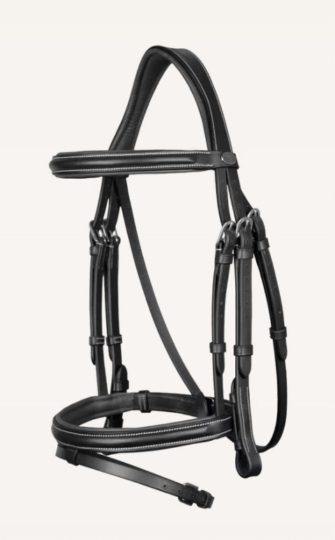 Ogłowie Dy'on z nachrapnikiem angielskim Working