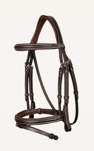 Ogłowie Dy'on z nachrapnikiem angielskim Working