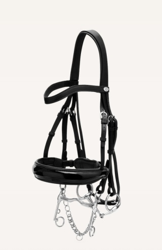 Ogłowie munsztukowe Dy'on z nachrapnikiem szwedzkim Working