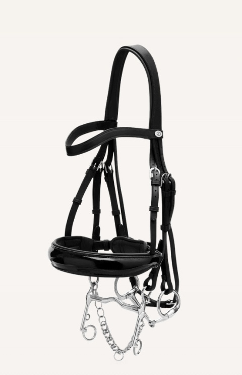 Ogłowie munsztukowe Dy'on z nachrapnikiem szwedzkim Working